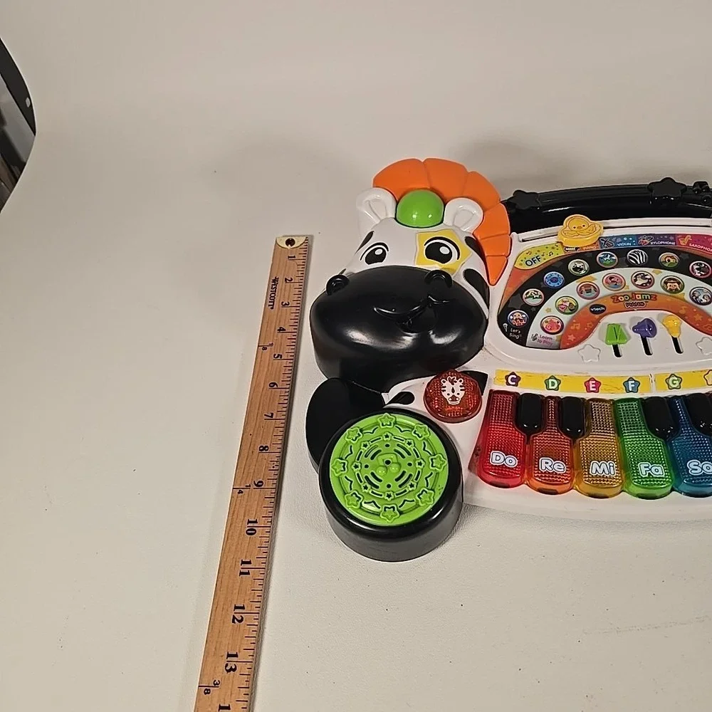 Vtech Zoo Jamz Piano  Toy In box  Ages 1 1/2-4 yrs No‎ Microphone